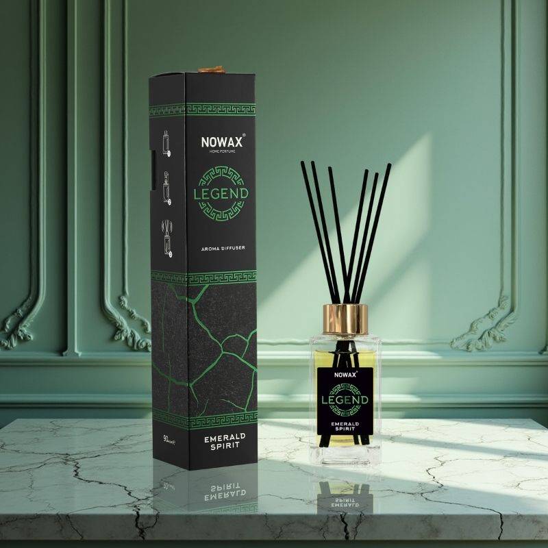 Аромадиффузор с палочками Nowax "Legend" - Emerald Spirit (90 мл.) (NX91696)