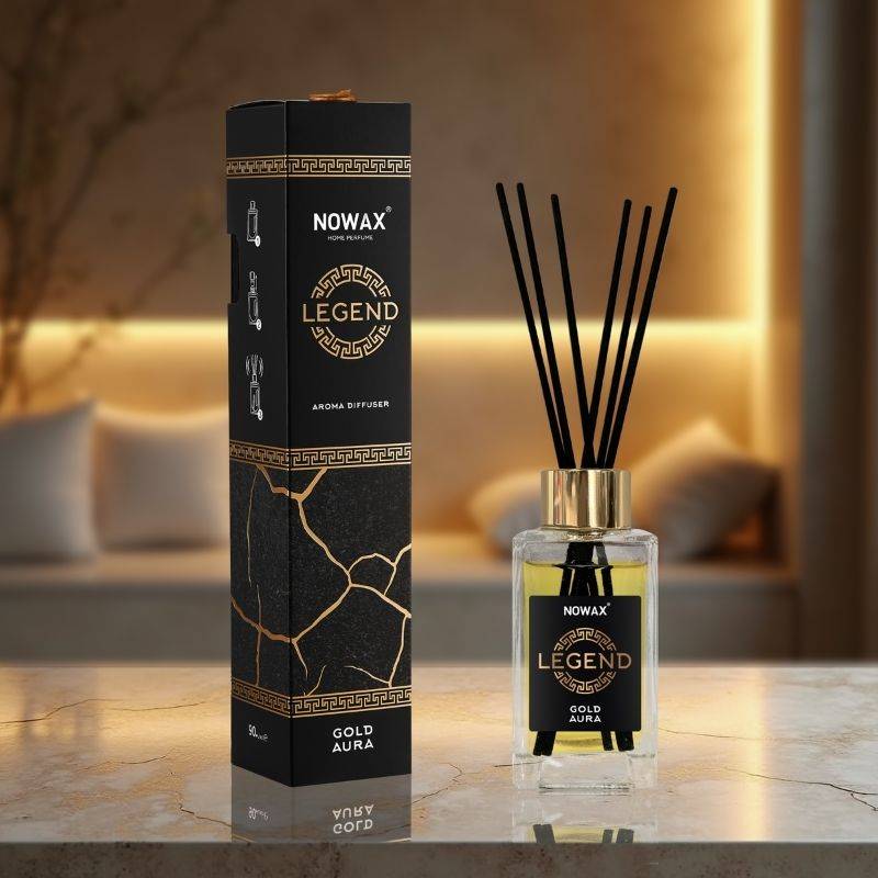 Аромадиффузор с палочками Nowax "Legend" - Gold Aura (90 мл.) (NX91665)