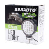 Додаткова фара на авто кругла Spot спрямований білий колір світіння 4200Lm BELAUTO (BOL2103S)