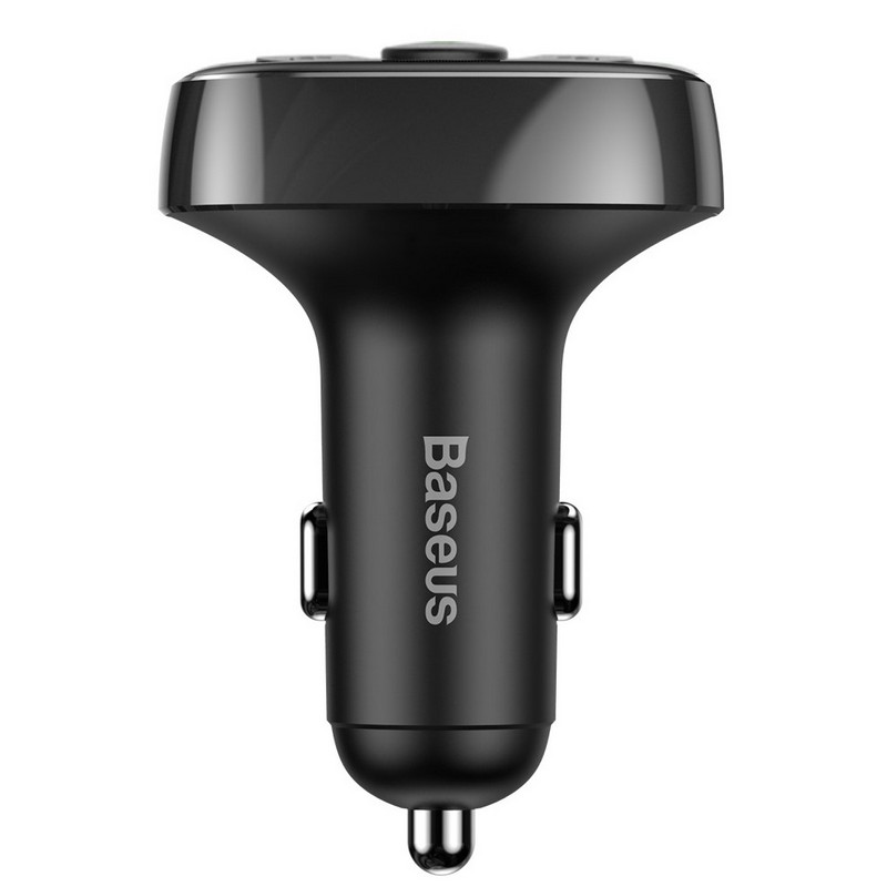 FM модулятор Bluetooth Fm трансмиттер для авто 2.4 A Baseus 2USB черный (CCTM-01)