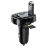 FM модулятор Bluetooth Fm трансмиттер для авто 2.4 A Baseus 2USB черный (CCTM-01)