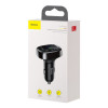 FM модулятор Bluetooth Fm трансмиттер для авто 2.4 A Baseus 2USB черный (CCTM-01)