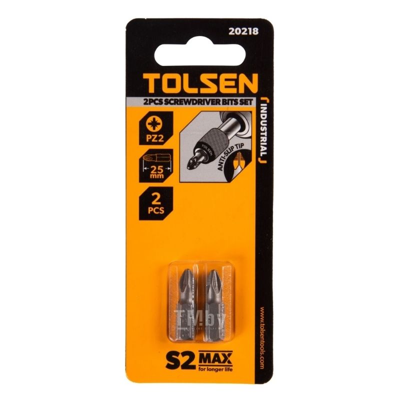 Біти PZ2х25 мм 2 шт Tolsen (20218)