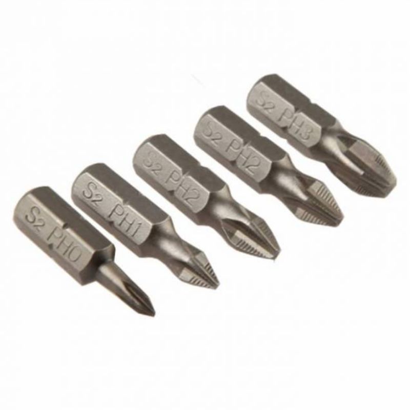Набір біт Tolsen РН 0-1-2-3х25 мм 5 шт (20286)