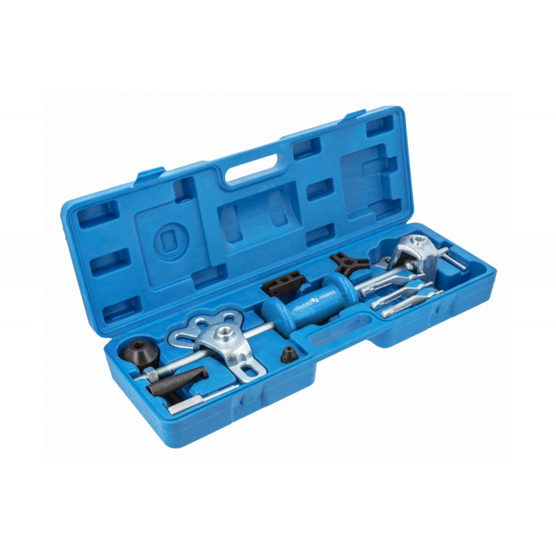 Набір універсальних знімачів підшипників ступиць зі зворотним молотком 16 шт Hogert (HT8G258)