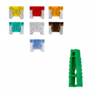 Набор предохранителей Molder "Mini Low Profile" (5А,7,5А,10А,15А,20А,25А,30А), 10шт (MA22400)