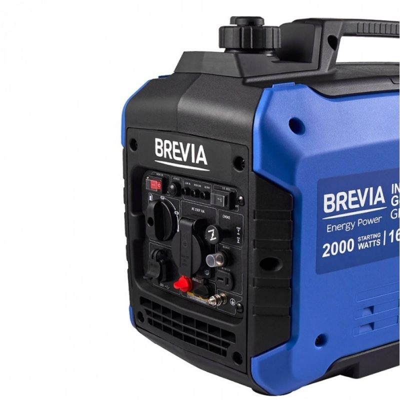 Генератор бензиновый инверторный 1,6 кВт 4.5л BREVIA с системой AVR 230В чистая синусоида (GP2000iS)