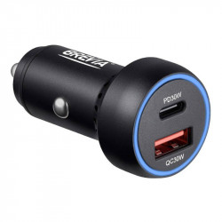 АЗУ 60W 1xUSB-C+1xUSB-A LED черн. Brevia (60шт.) (46060CUB)