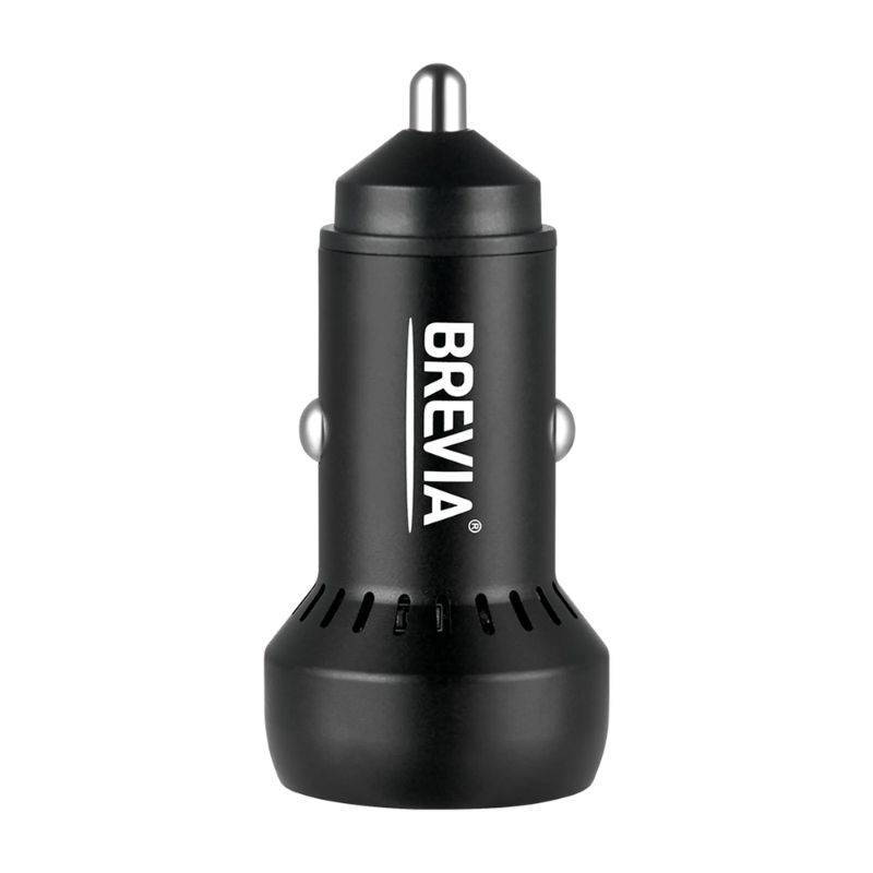 АЗУ 60W 1xUSB-C+1xUSB-A LED черн. Brevia (60шт.) (46060CUB)