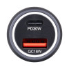 АЗУ 48W 1xUSB-C+1xUSB-A LED серый Brevia (60шт.) (46048SCUG)