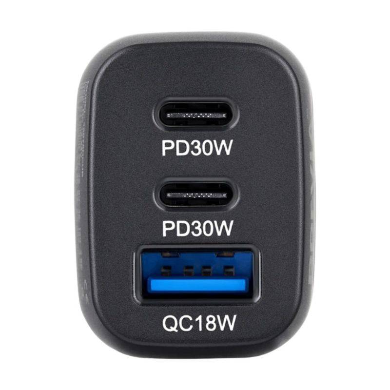 АЗУ 78W 2xUSB-C+1xUSB-A черн. Brevia (60шт.) (46078DCUB)