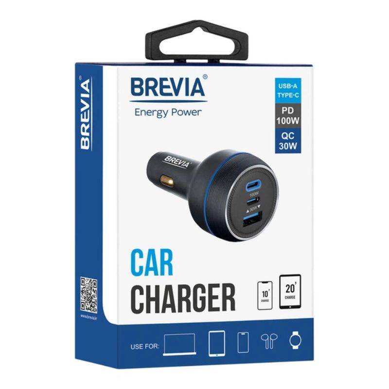 АЗУ 130W 2xUSB-C+1xUSB-A черн. Brevia (60шт.) (46130DCUB)