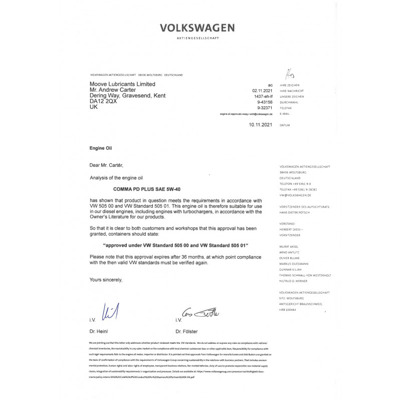 Моторна олива Comma PD PLUS 5W-40 API SN, CF; ACEA C3 1л (DPD1L)