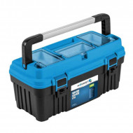 Кейс пластиковий для інструментів 18'' органайзер знімний металеві петлі Hogert (HT7G061)