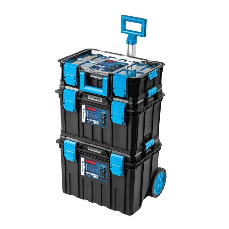 Набір ящиків для інструментів на візку 4 в 1 Hogert (HT7G500)