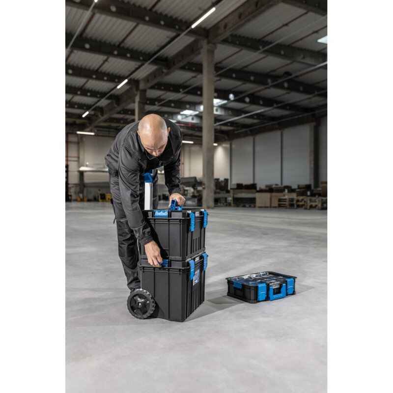 Набір ящиків для інструментів на візку 4 в 1 Hogert (HT7G500)