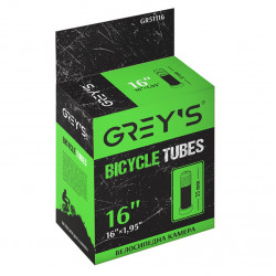 Камера на велосипед дитячий 16 дюймів Greys ніпель AV 35mm бутил (GR51116)