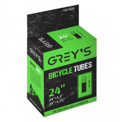 Камера на велосипед дитячий 24 дюйма Greys ніпель AV 48mm бутил (GR51024)
