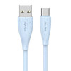 Кабель синхронізації Usams Type-C 3A Fast Charging Data Cable блакитний (SJ714USB03)