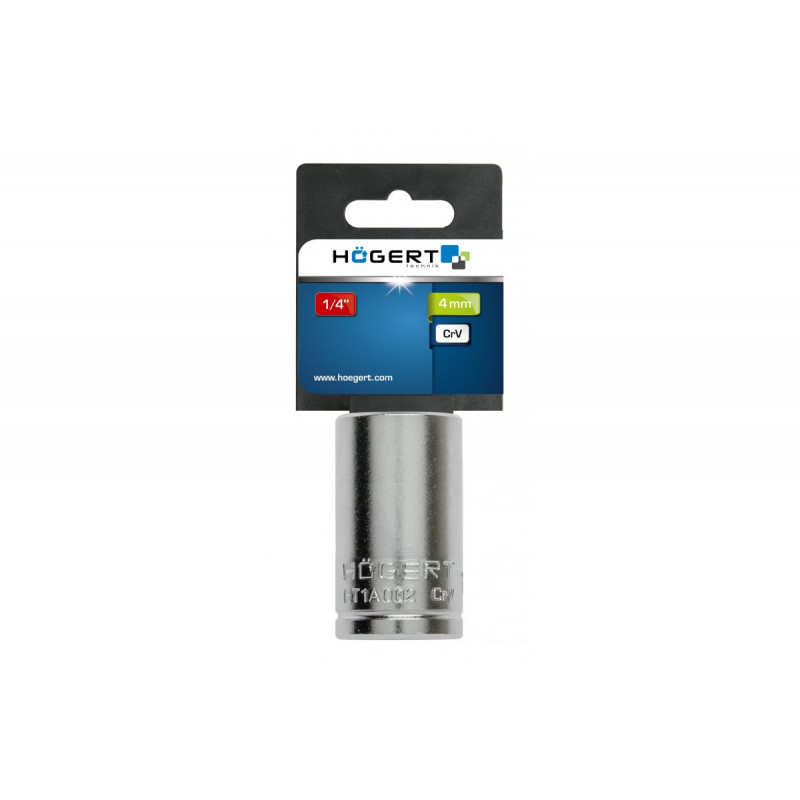 Торцева шестигранна головка 4 мм CrV50BV30 DIN 3124 ASS-drive Hogert (HT1A002)