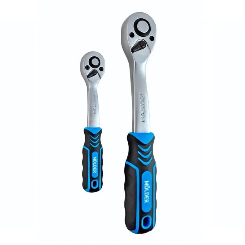 Набір інструментів 1/2″ 1/4″ 108шт 72T CrV Molder у кейсі (MT60108)