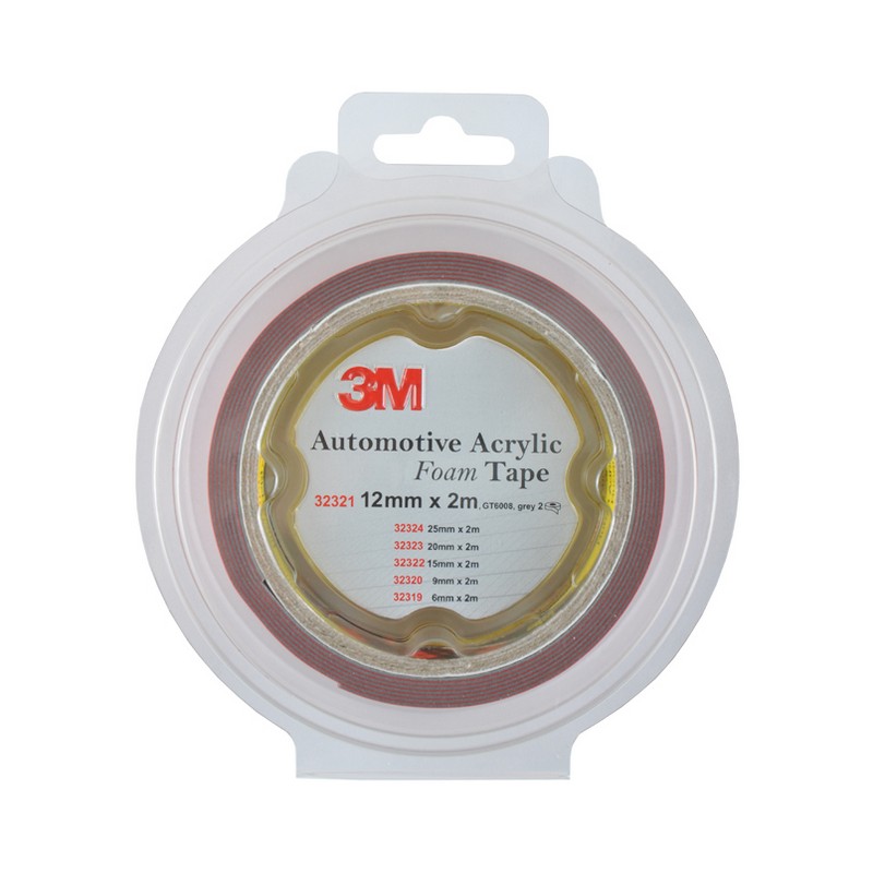 Скотч темно-сірий 12мм-2м 3M (2шт) (32321)