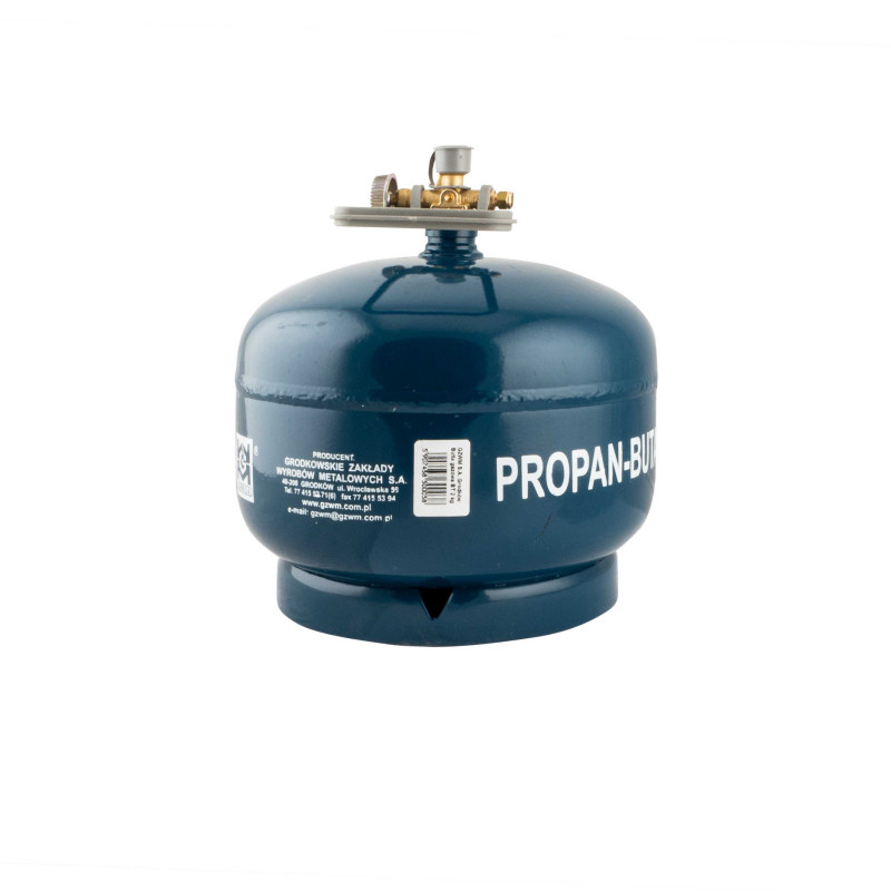 Газовий балон GZWM металевий для дому Пропан 4.8 л (BT-2)