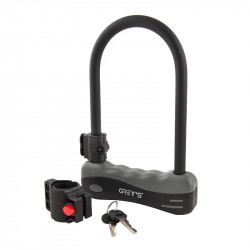 Велозамок U-lock скоба Grey's із замком і 2 ключами (GR33012)