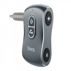 Аудіоадаптер універсальний HOCO Tour Car AUX BT Receiver E73 |BT5.0, TF, Mic, 10h| (grey)