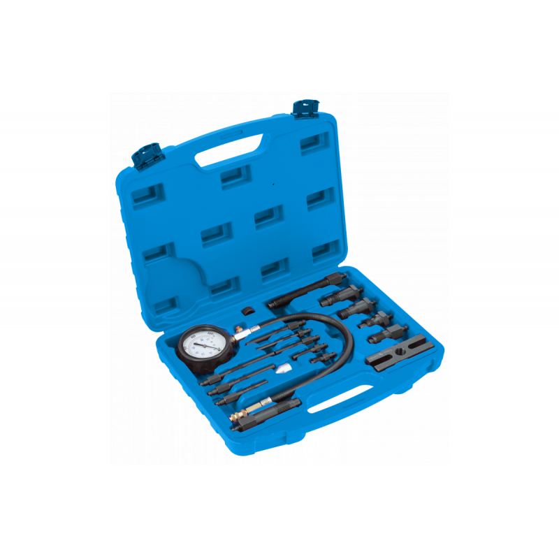 Компресометр дизельних двигунів 16 предметів Hogert (HT8G410)