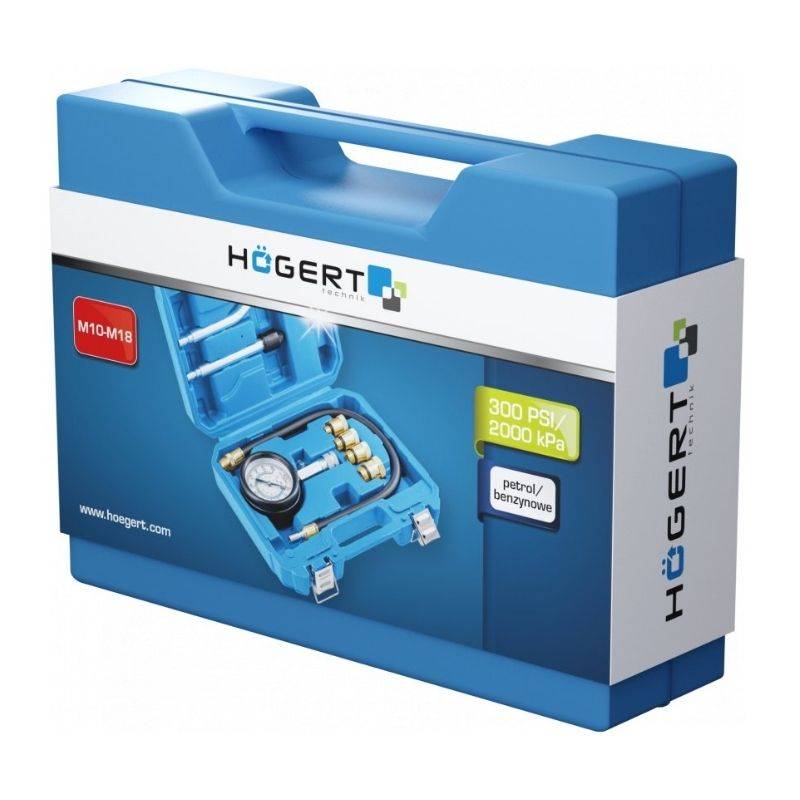 Компрессометр для бензиновых двигателей 8 шт Hogert (HT8G412)