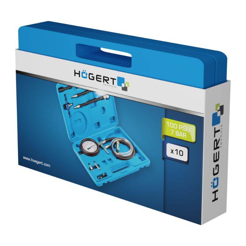 Тестер для измерения давления топлива 1 шт Hogert (HT8G416)