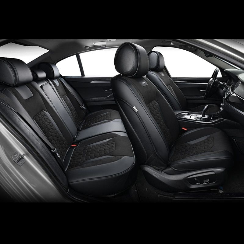 3D чохли на сидіння авто Beltex Montana авточохли універсальні комплект чорні (BX87100)