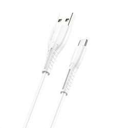 Кабель синхронізації Usams U35 Type-C 1м білий (SJ366USB02)