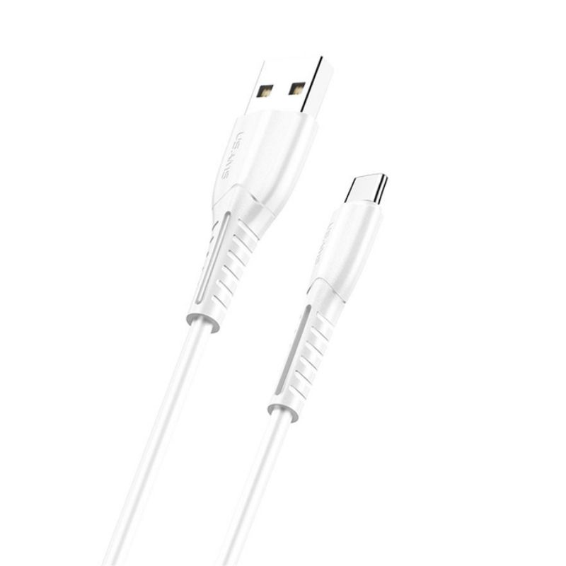 Кабель синхронізації Usams U35 Type-C 1м білий (SJ366USB02)