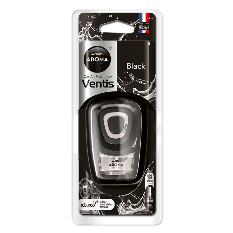Ароматизатор до машини 8 мл Aroma Car Ventis - Black (63104)