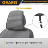 Накидки на передні сидіння Linen series Gearo (GE0704GY-F)