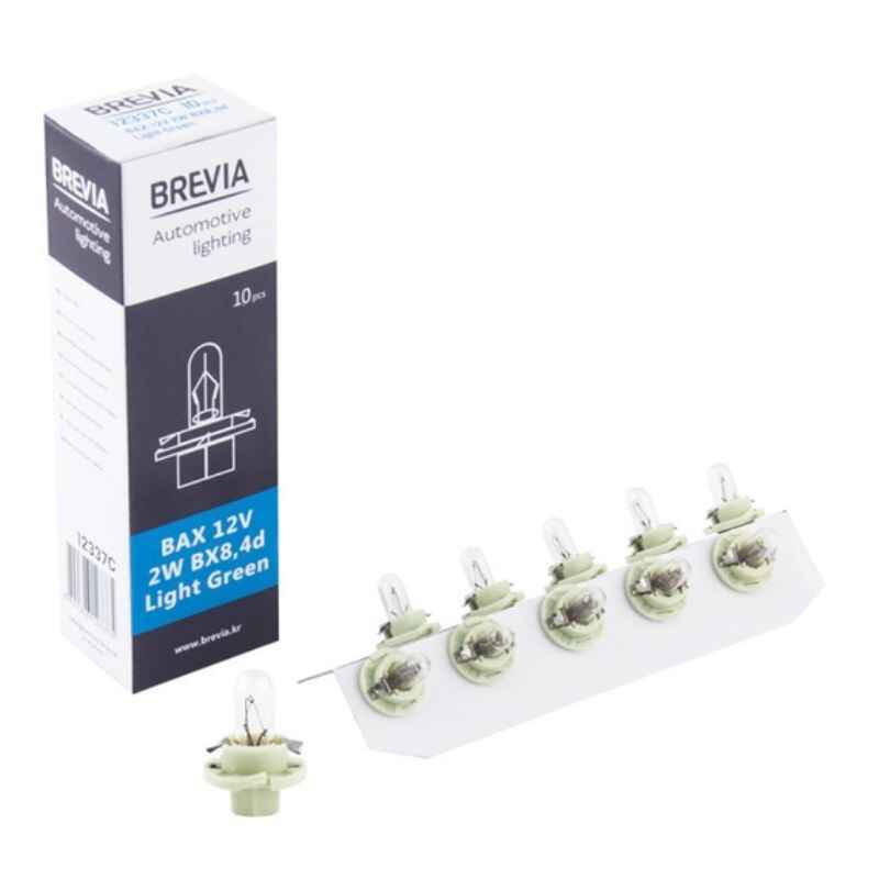 Лампи галогенні W2W 12V BAX Brevia 10 штук (одна упаковка) (12337C)