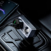 Адаптер автомобільний HOCO Smart dual cigarette lighter car charger Z65 |2DC, 240W| (black)