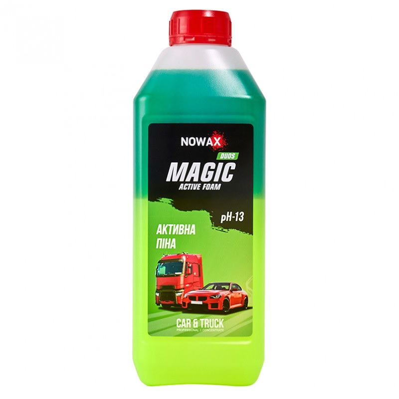 Активна піна концентрат 1л Nowax Magic Active Foam Duos для безконтактної мийки (NX01194)