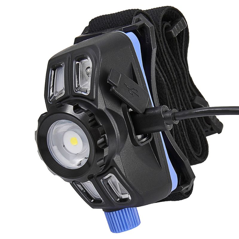 Ліхтар налобний 400 Лм 5Вт LED Zoom Sensor 1400mAh IP65 Brevia (14150WZX1)