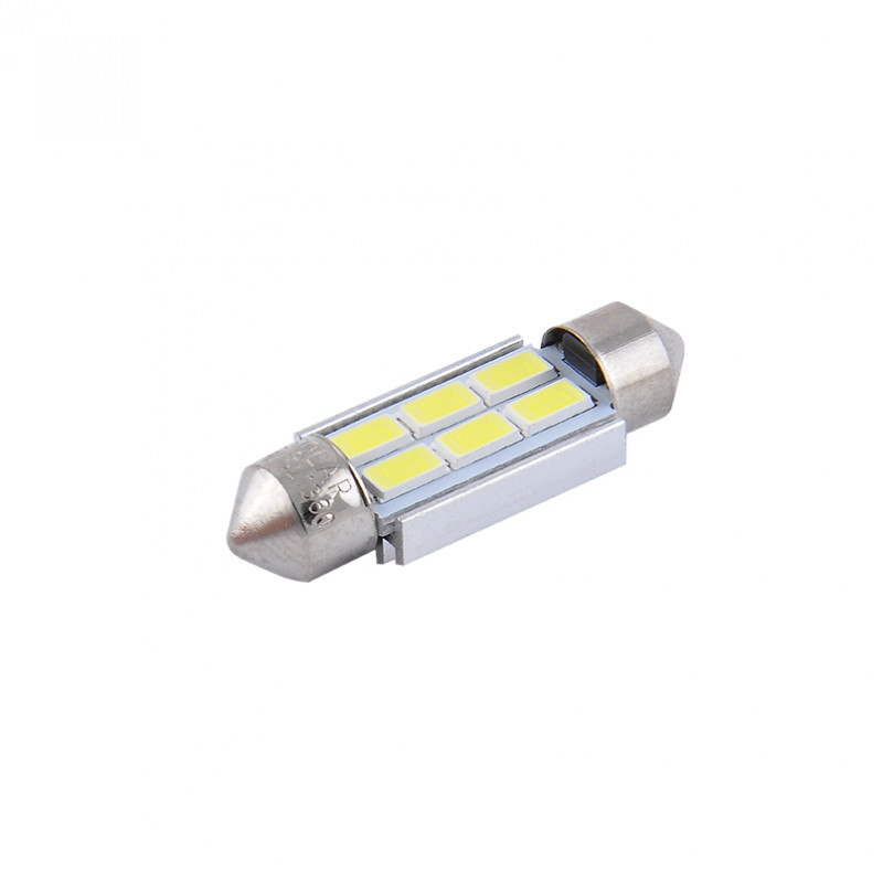 Лампи LED 12V T11x36 6SMD 5730 CANBUS (2шт) Solar (SL1360)
