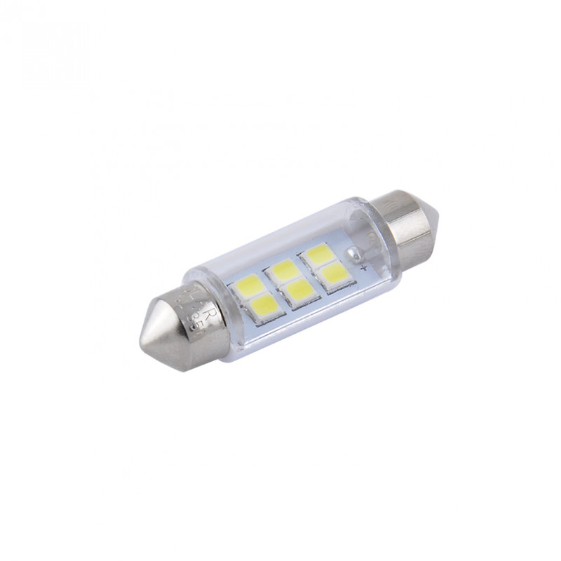 Лампи світлодіодні 12V T11x39 6SMD 2835 (2шт) solar (SL1351)