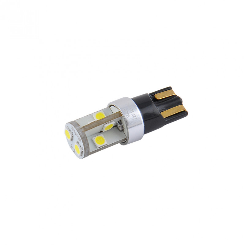 Лампы LED 12V T10 10SMD 3030 250lm CANBUS (2шт) Solar (SL1342)
