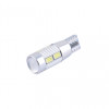 Лампи LED 12V T10 10SMD 5730 + лінза CANBUS (2шт) Solar (SL1348)