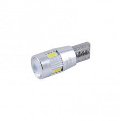 Лампи LED 12V T10 W2.1x9.5d 6SMD 5730 + лінза CANBUS Solar (SL1347)