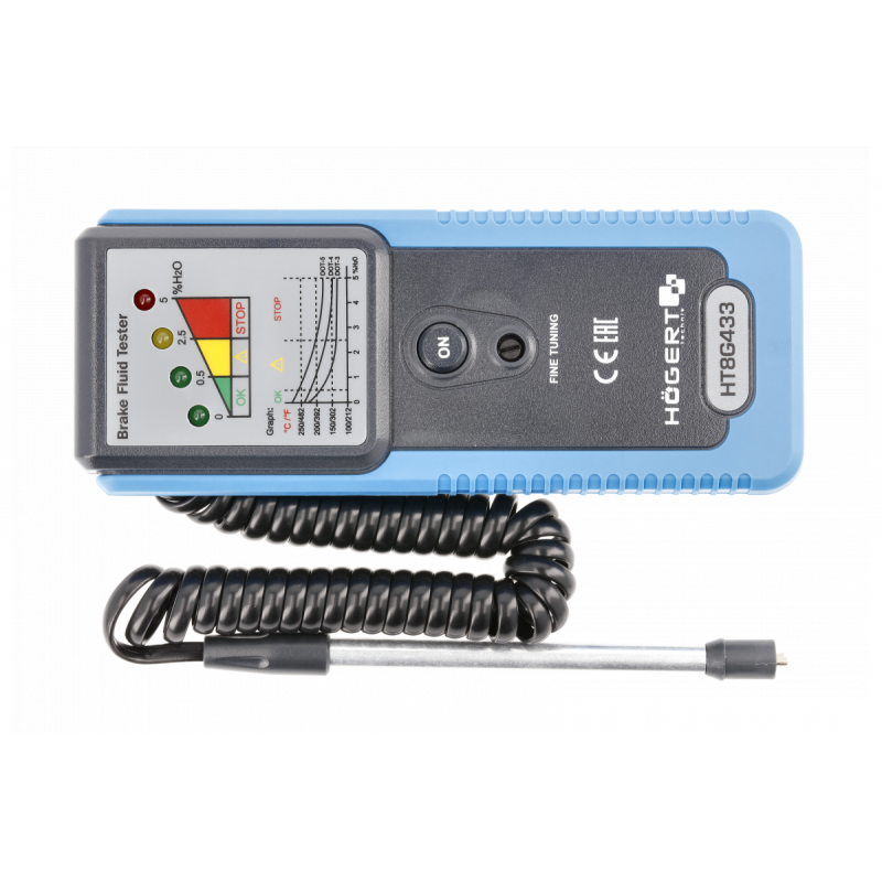 Тестер гальмівної рідини 1 шт Hogert (HT8G433)