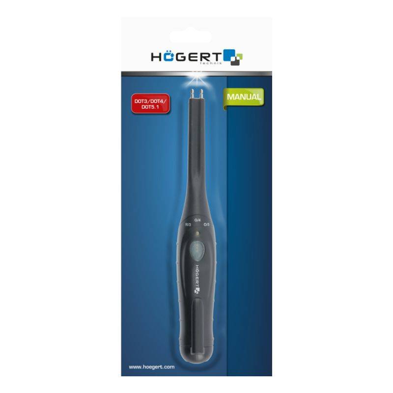 Ручной тестер тормозной жидкости 1 шт Hogert (HT8G434)