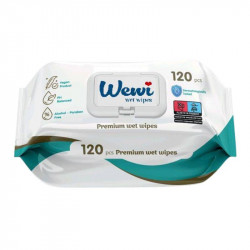 Серветки вологі WEWI 120шт ECO Green