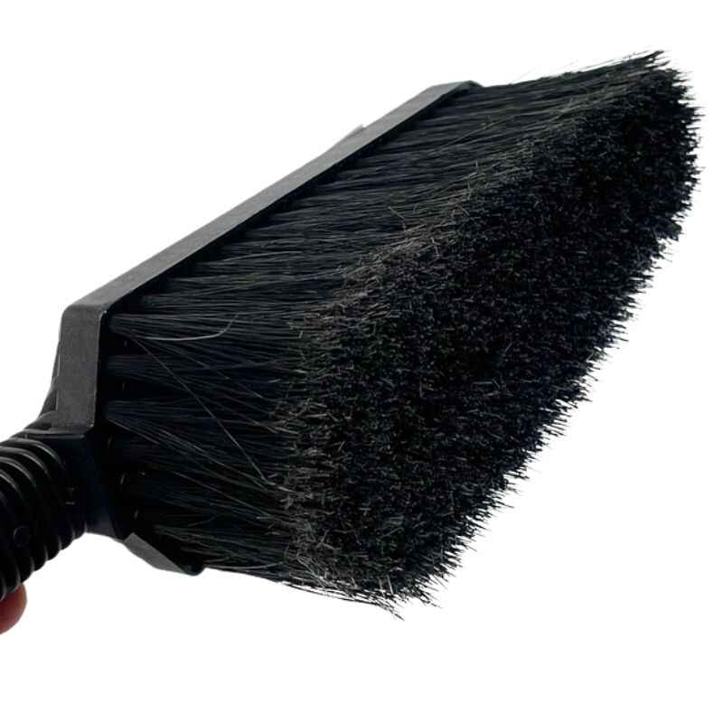 Щітка для миття автомобіля Kufieta з короткою ручкою 33см чорна під шланг (ASZ PET)